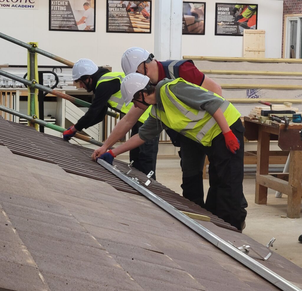 Solar PV Rail Installation